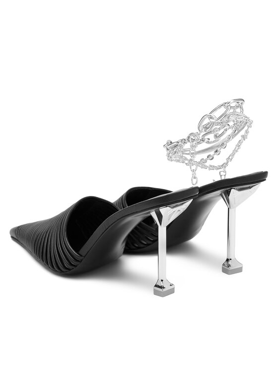 Naked Wolfe Naked Wolfe Şlapi Chromed 00007 Negru