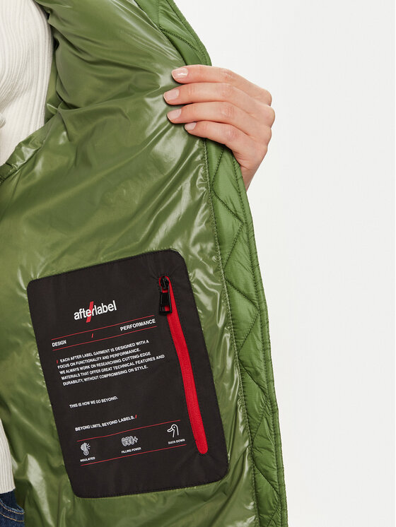 AFTER LABEL AFTER LABEL Μπουφάν πουπουλένιο Helsinki A00042 Χακί Regular Fit