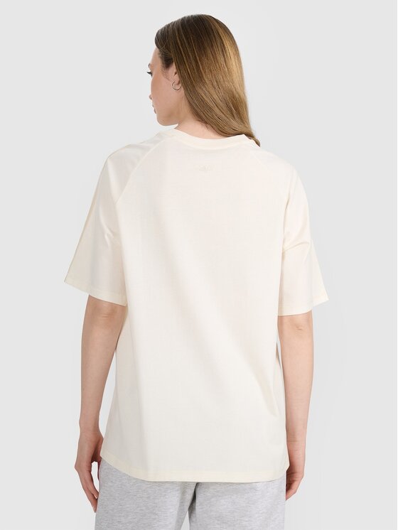 4F 4F T-shirt 4FRSS25TTSHF2791-11S Bianco Oversize
