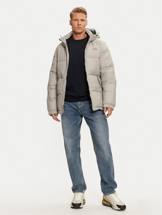 Dickies Dickies Prijelazna jakna Waldenburg Hooded DK0A4YEYD06 Siva Regular Fit