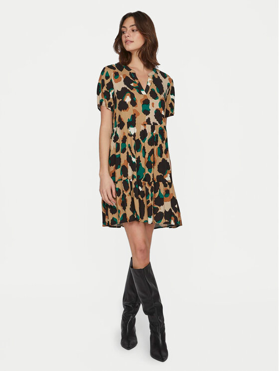 Vila Vila Rochie de zi Paya 14086994 Verde Regular Fit