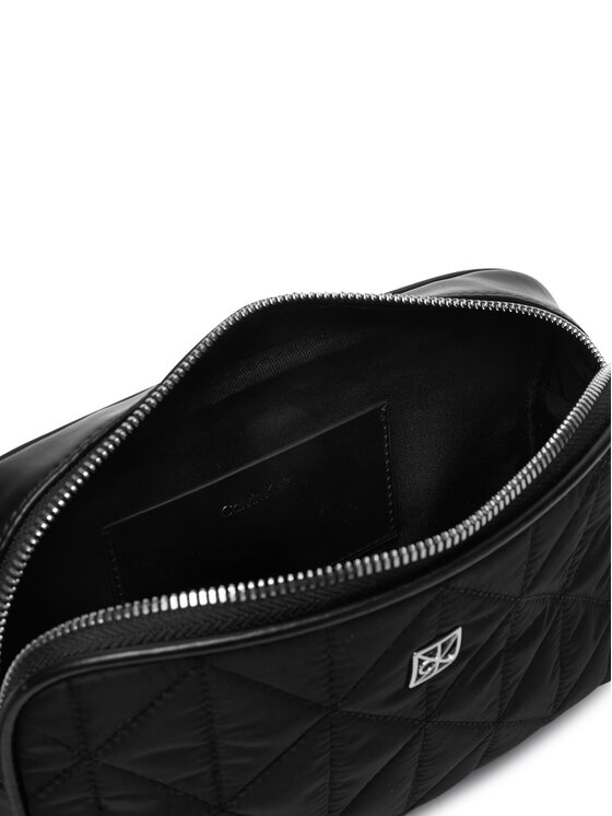 Calvin Klein Calvin Klein Handtasche Emblem Aop Jacquard Bucket LV04F3648G Schwarz