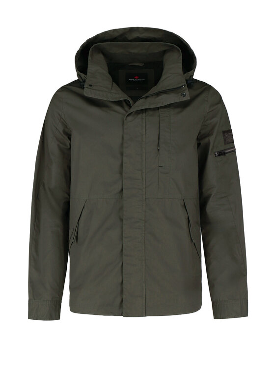 Volcano Volcano Kurtka przeciwdeszczowa J-PAXON Zielony Regular Fit