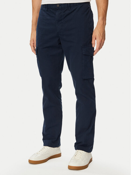 Tommy Hilfiger Tommy Hilfiger Cargo kalhoty Denton MW0MW39695 Tmavomodrá Cargo Fit