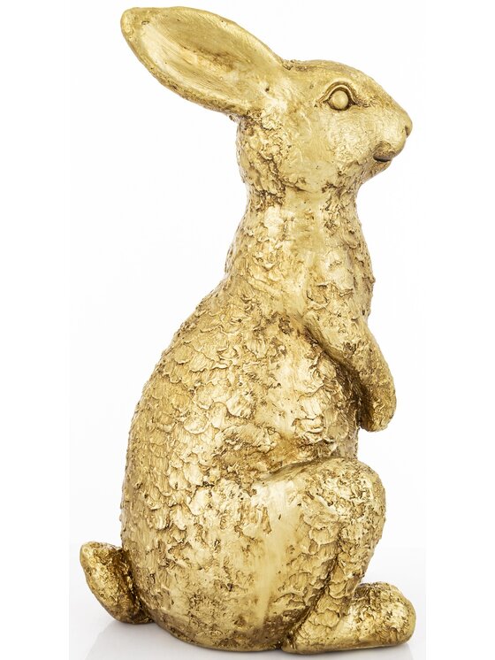 MIAhome MIAhome Figurka królika 44x20x23 cm CONILI Złoty