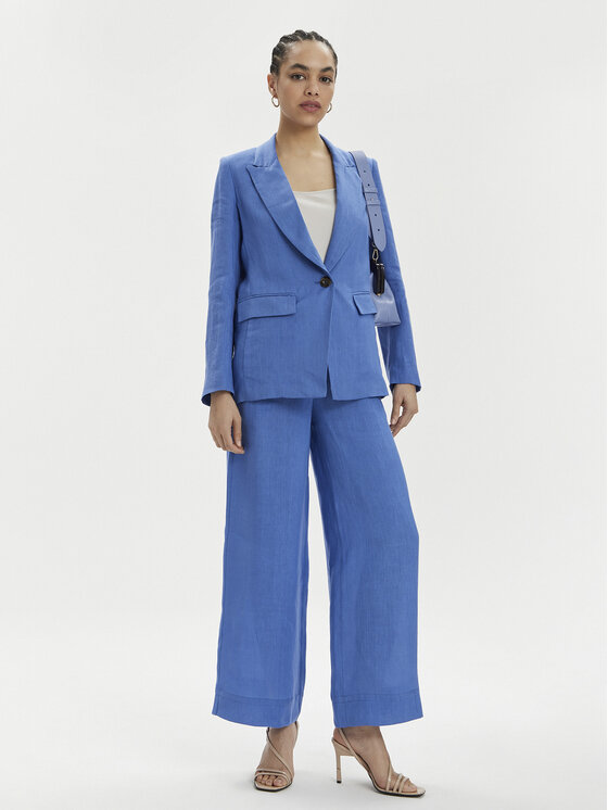 Marella Marella Sakko Afro 2413041094 Blau Regular Fit
