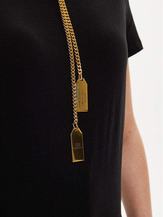 Elisabetta Franchi Elisabetta Franchi Тишърт MA-009-46E2 Черен Regular Fit