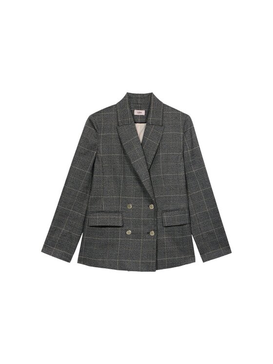 Oltre Oltre Giacca di transizione Q003R104625N0S3 Grigio Slim Fit