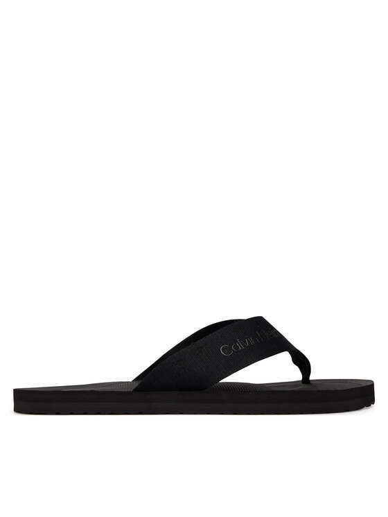 Calvin Klein Calvin Klein Flip-flops Logo Webbing Strap HM0HM02106 Fekete
