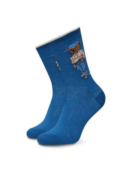 Polo Ralph Lauren Calzini lunghi unisex 455977741001 Blu, taglia : 40_43
