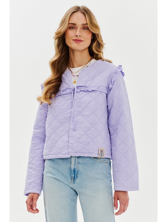 NAOKO NAOKO Kurtka przejściowa Magnolia Fioletowy Regular Fit