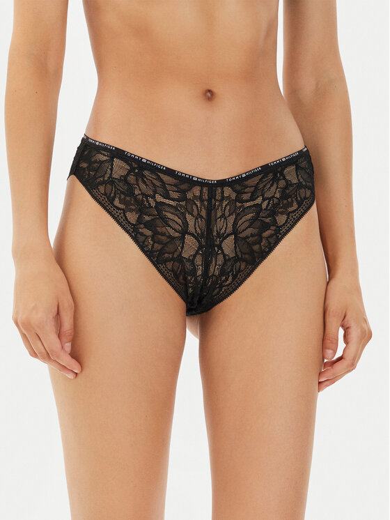 Tommy Hilfiger Tommy Hilfiger Culotte brasiliana UW0UW05247 Nero