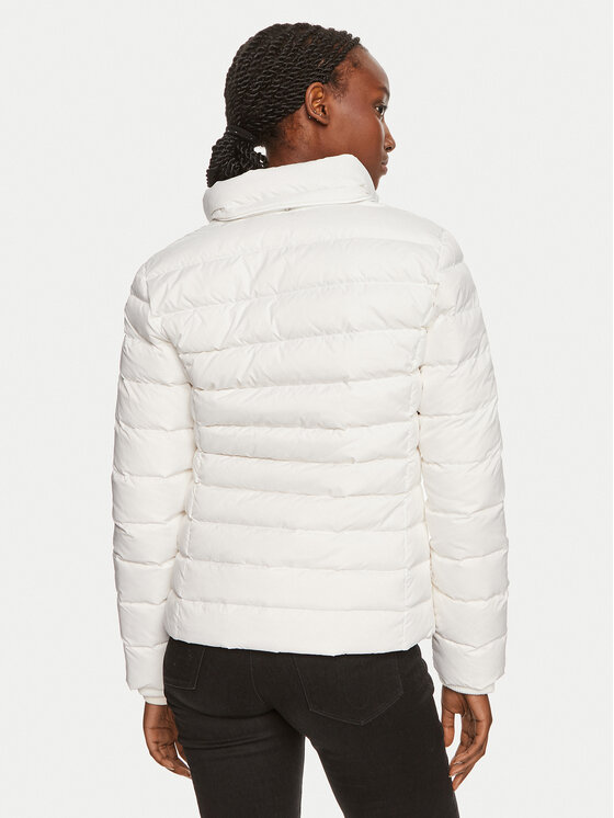 Tommy Jeans Tommy Jeans Vatovaná bunda Basic DW0DW18312 Bílá Slim Fit