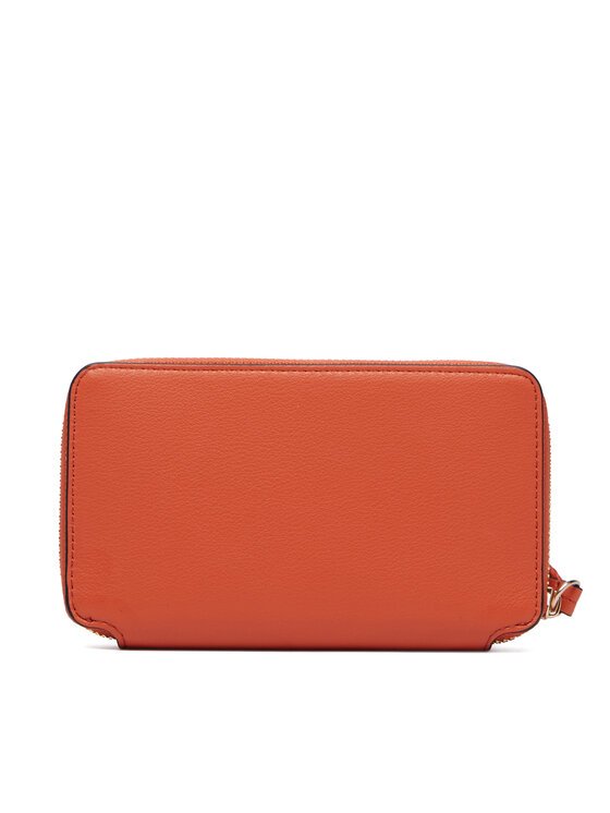 Tommy Hilfiger Tommy Hilfiger Πορτοφόλι Th Logotape Compact Zip Around AW0AW18699 Πορτοκαλί