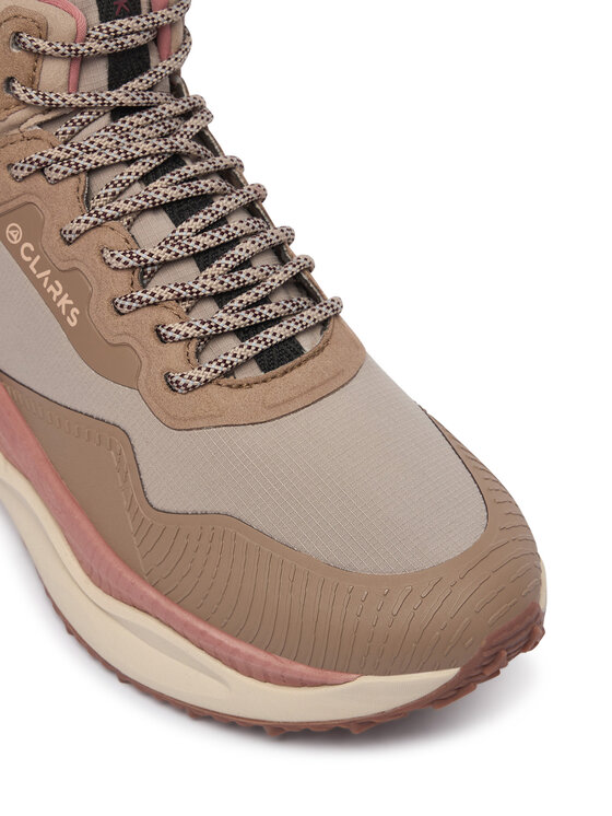 Clarks Clarks Παπούτσια πεζοπορίας PaceTrailBTWP 26329567 Ανοιχτό γκρι