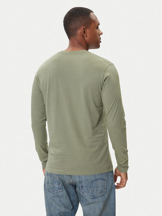 Pepe Jeans Pepe Jeans Hosszú ujjú Eggo Long N PM5010135 Khaki Regular Fit