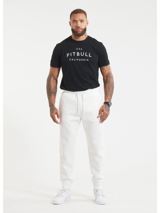 PITBULL PITBULL Spodnie dresowe SAMPSON Biały Regular Fit