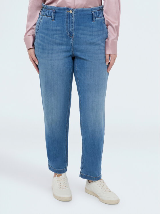 Fiorella Rubino Fiorella Rubino Jeansy P462T005153N004 Turkusowy Regular Fit
