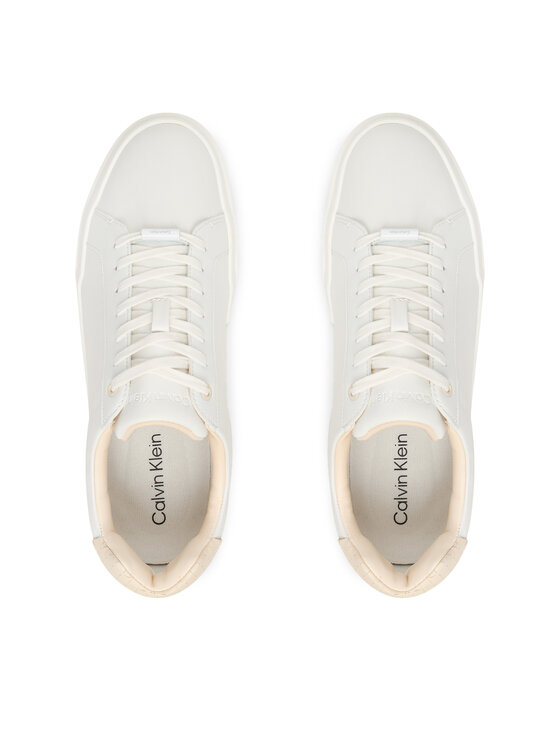 Calvin Klein Calvin Klein Sneakers Chunky Cupsole Laceup Clean Lth HM0HM02239 Alb