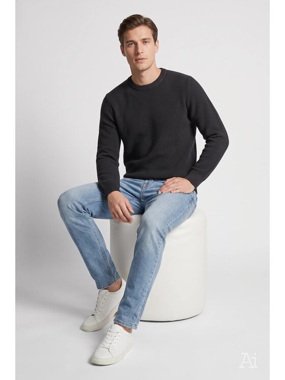 Cross Jeans Cross Jeans Jeansy F 194-749 Niebieski Straight Leg