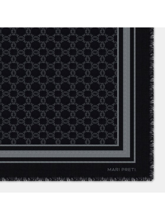 MARI PRETI MARI PRETI Foulard MONOGRAM M Bordeaux
