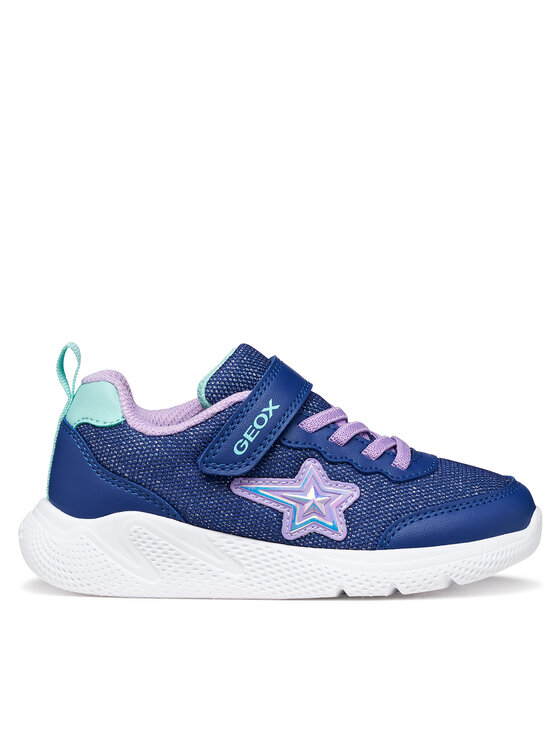 Geox Sneakersy J Sprintye Girl J55FWA 0AS54 C4300 D Tmavomodrá