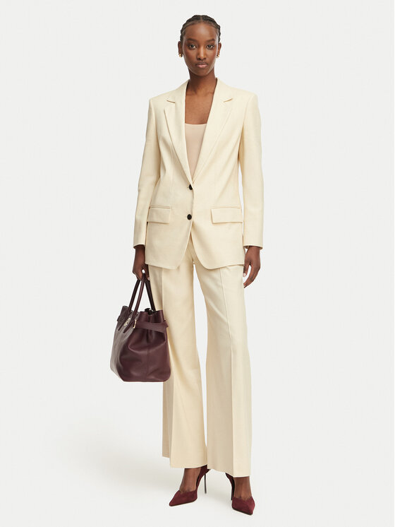 HUGO HUGO Giacca da abito Anetali 50560000 Beige Oversize
