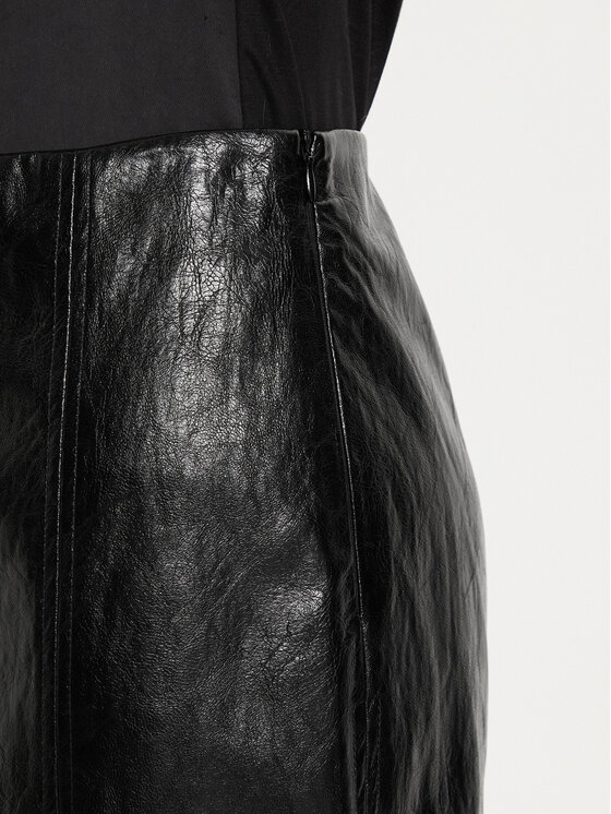 Marella Marella Gonna in similpelle Biagio 2423106071 Nero Regular Fit