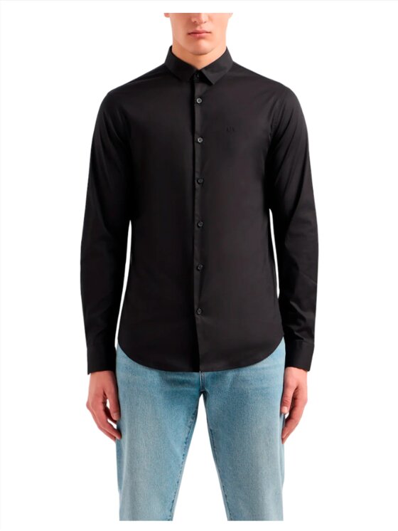 Armani Exchange Armani Exchange Koszula 8NZC31-ZN28Z Czarny Regular Fit