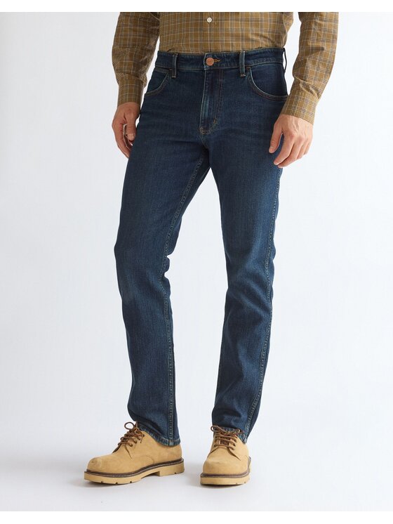 Wrangler Wrangler Jeansy GREENSBORO Niebieski Straight Leg