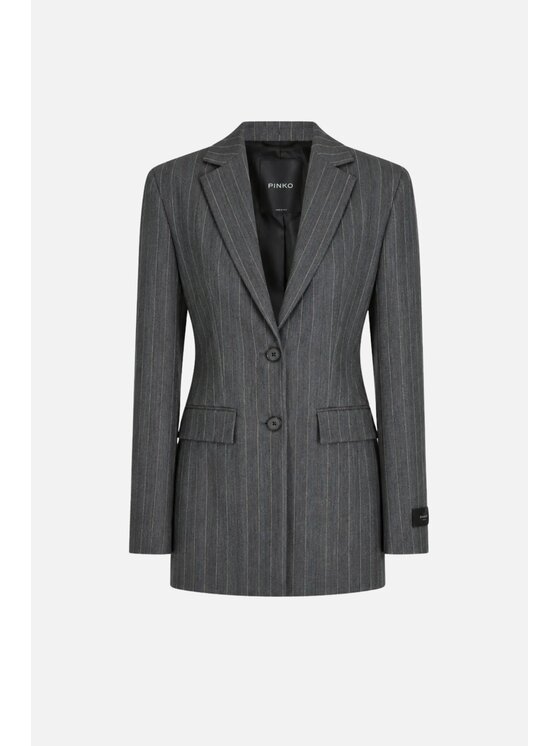 PINKO PINKO Marynarka Gilia Szary Tailored Fit