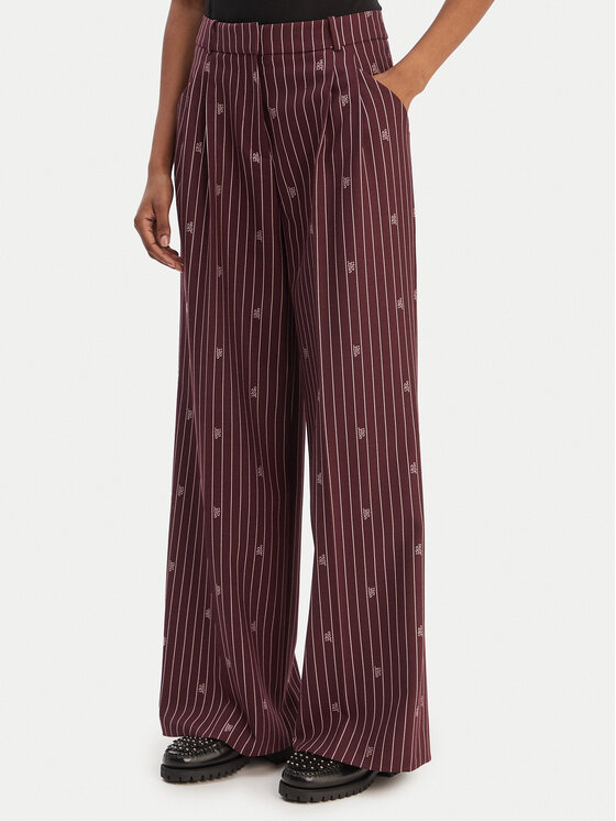 HUGO HUGO Stoffhose Haviri 50554419 Dunkelrot Relaxed Fit