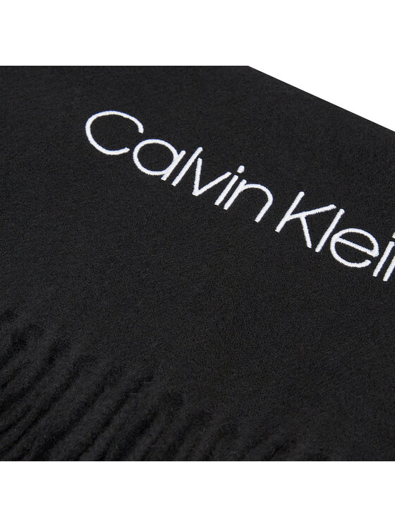 Calvin Klein Calvin Klein Комплект шал и шапка Basic Wool Beanie+Scarf K50K507552 Черен