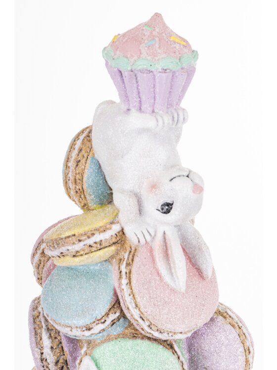 MIAhome MIAhome Figurka wielkanocna piramida z makaronikami Harim Kolorowy