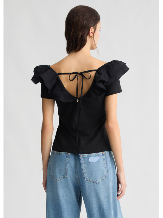 Liu Jo Liu Jo T-shirt WA5364J6308Z9363 Nero Regular Fit