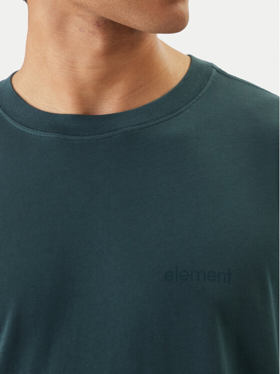 Element Element T-Shirt Lowcase Pigment ELYKT00177 Zielony Regular Fit