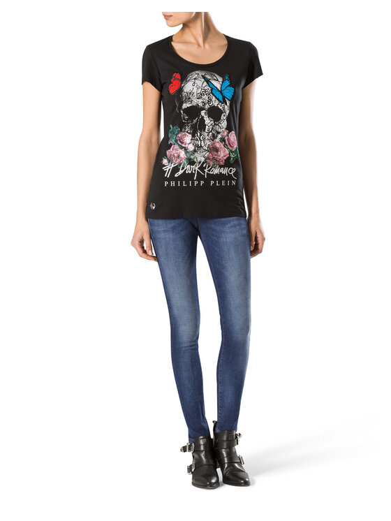 PHILIPP PLEIN PHILIPP PLEIN Džegínsy 30762 Modrá Jegging Fit