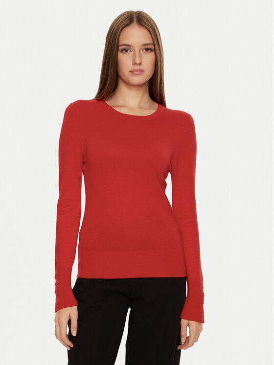 Brave Soul Brave Soul Sweater LK-248HOLLYRD Piros Regular Fit