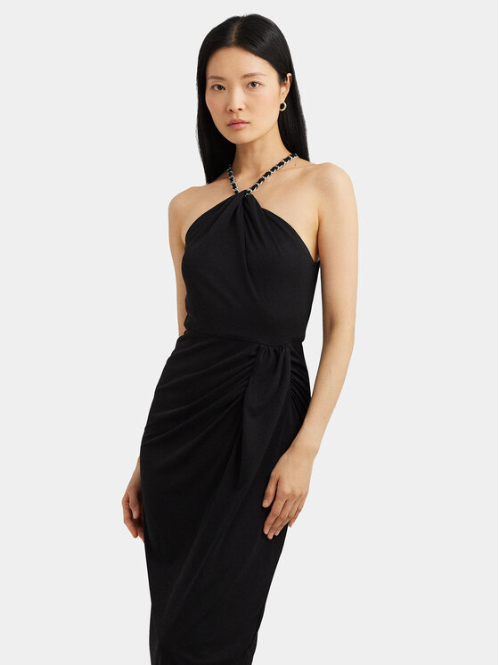 LAUREN RALPH LAUREN Lauren Ralph Lauren Sukienka koktajlowa 250933432001 Czarny Slim Fit