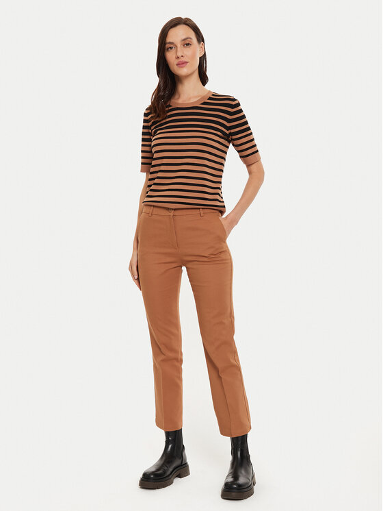 Sisley Sisley Sweter 17Q3M1052 Brązowy Regular Fit