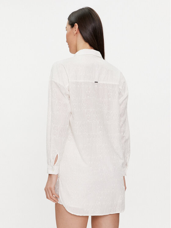 Maaji Maaji Marškiniai Larissa PT2075CLS004 Balta Relaxed Fit