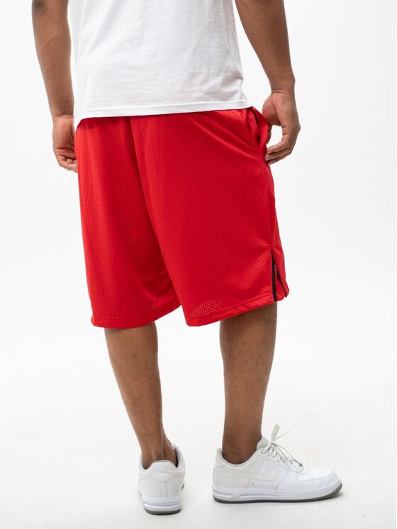 Jigga Wear Jigga Wear Szorty sportowe Krótkie Spodenki Dresowe Czerwone / Białe Jigga Wear Baseball S Czerwony Regular Fit