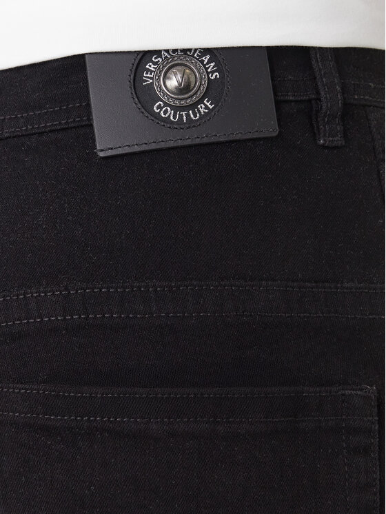 Versace Jeans Couture Versace Jeans Couture Jeansy 80GAB5RE CDW00 Czarny Straight Fit