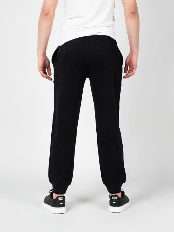 Emporio Armani Emporio Armani Kalhoty z materiálu 1116903-F573 Černá Regular Fit