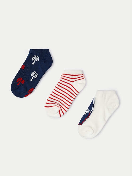 Mayoral Mayoral Set di 3 paia di calzini corti da bambini 10708 Multicolore