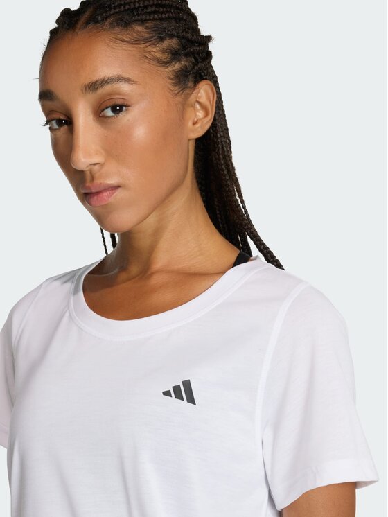 adidas adidas Koszulka techniczna 158815 Biały Regular Fit
