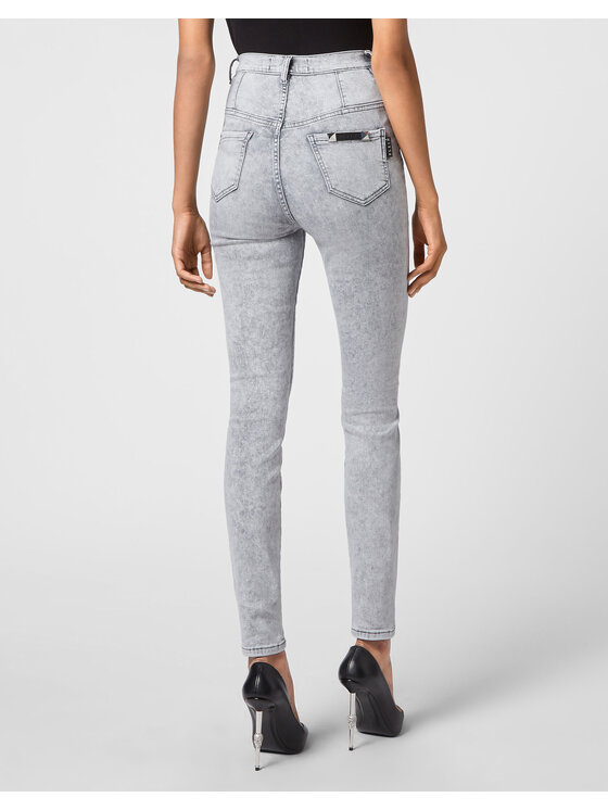 PHILIPP PLEIN PHILIPP PLEIN Jeansy 3929 Szary Slim Fit