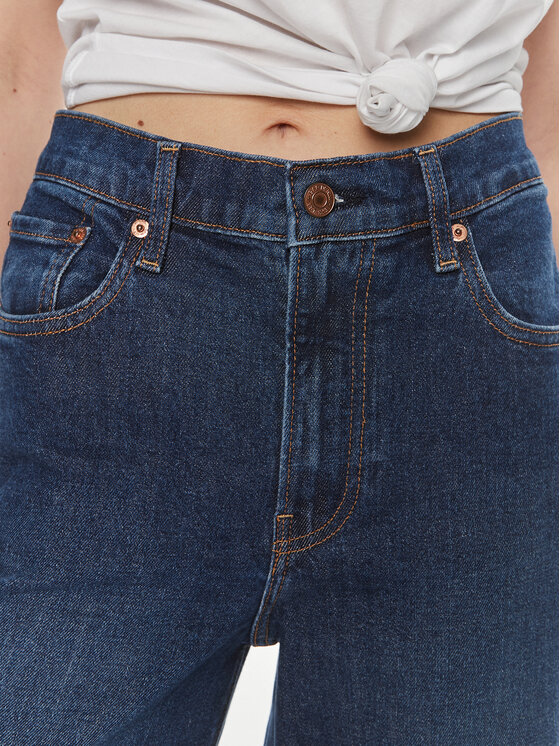 Gap Gap Blugi 406725 Albastru Wide Leg