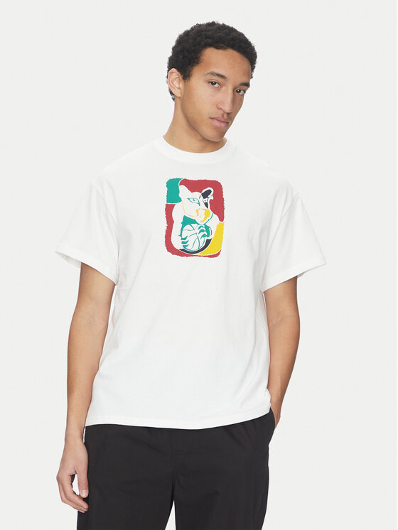 Puma Puma T-Shirt Dylan Exhibit 630673 Bílá Regular Fit