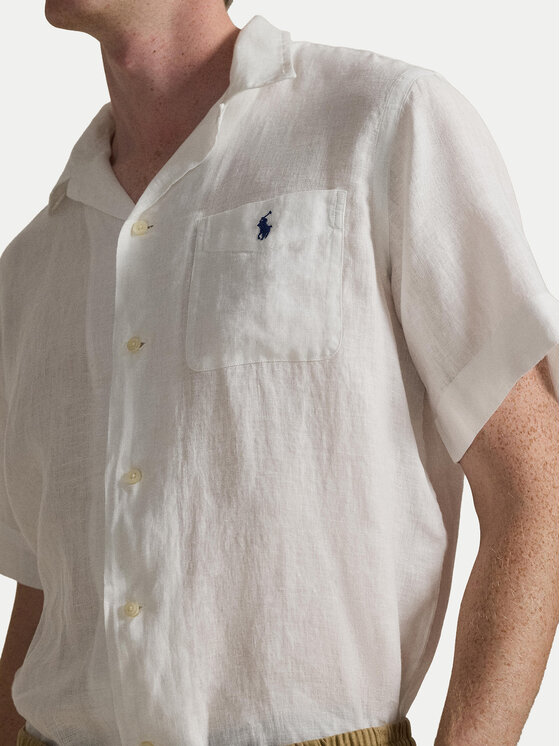 Polo Ralph Lauren Polo Ralph Lauren Риза 710966421504 Бял Classic Fit